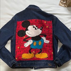 Disney Dark Blue Jean Jacket for Women